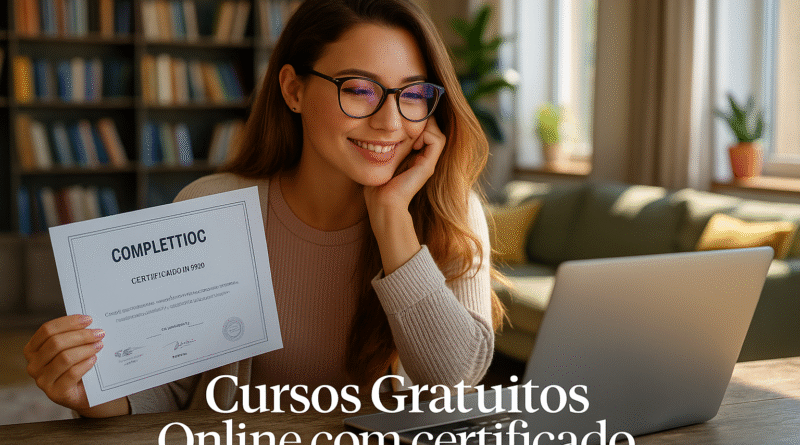 Cursos Gratuitos Online com Certificado Avance Sua Carreira Sem Gastar Nada